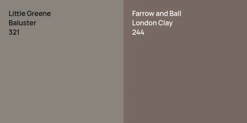 321 Baluster vs 244 London Clay