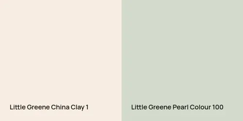 1 China Clay  vs 100 Pearl Colour