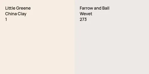 1 China Clay  vs 273 Wevet