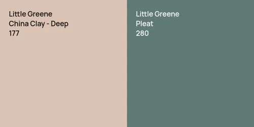 177 China Clay - Deep vs 280 Pleat