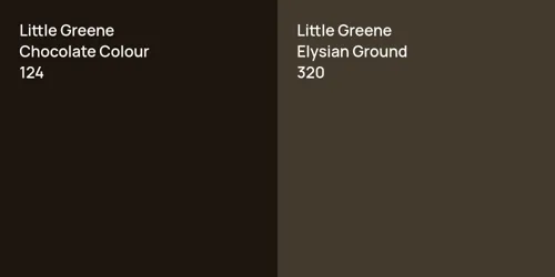 124 Chocolate Colour vs 320 Elysian Ground