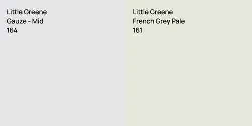 164 Gauze - Mid vs 161 French Grey Pale