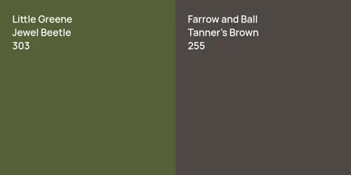 303 Jewel Beetle vs 255 Tanner's Brown