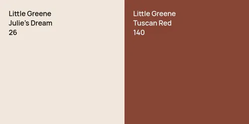 26 Julie's Dream vs 140 Tuscan Red