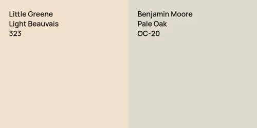 323 Light Beauvais vs OC-20 Pale Oak