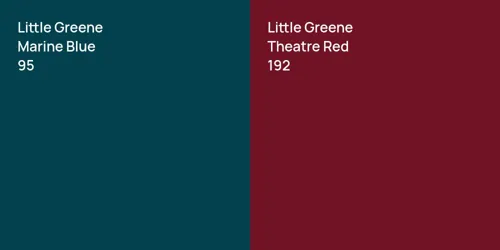 95 Marine Blue vs 192 Theatre Red