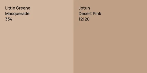 334 Masquerade vs 12120 Desert Pink