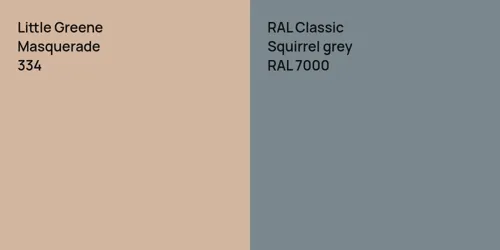 334 Masquerade vs RAL 7000 Squirrel grey