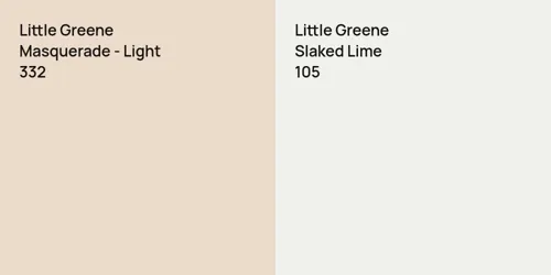 332 Masquerade - Light vs 105 Slaked Lime