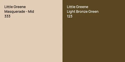 333 Masquerade - Mid vs 123 Light Bronze Green