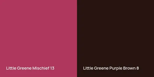 13 Mischief vs 8 Purple Brown