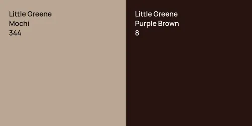 Little Greene Mochi vs. Little Greene Lute comparison