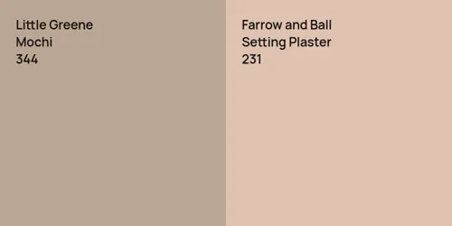 344 Mochi vs 231 Setting Plaster