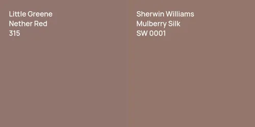 315 Nether Red vs SW 0001 Mulberry Silk