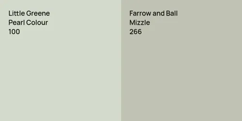 100 Pearl Colour vs 266 Mizzle