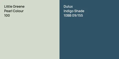 100 Pearl Colour vs 10BB 09/155 Indigo Shade