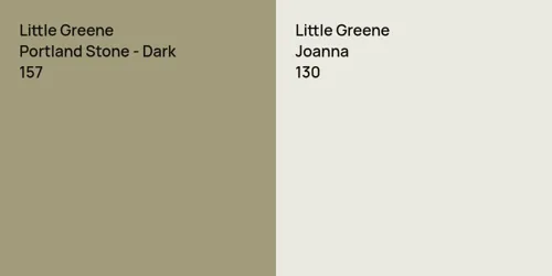 157 Portland Stone - Dark vs 130 Joanna