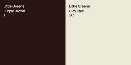 8 Purple Brown vs 152 Clay Pale