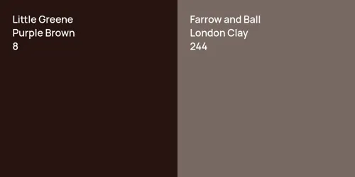 8 Purple Brown vs 244 London Clay