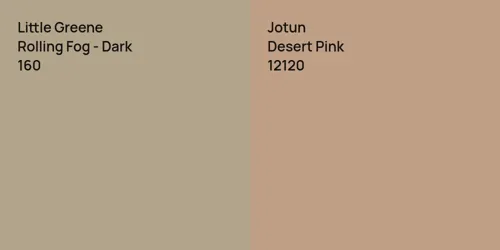 160 Rolling Fog - Dark vs 12120 Desert Pink