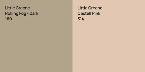 160 Rolling Fog - Dark vs 314 Castell Pink