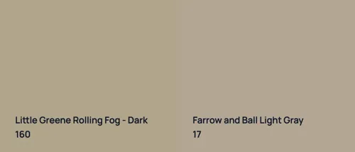 160 Rolling Fog - Dark vs 17 Light Gray