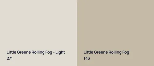 271 Rolling Fog - Light vs 143 Rolling Fog