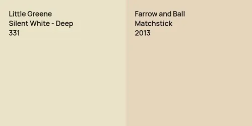 331 Silent White - Deep vs 2013 Matchstick