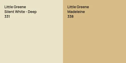 331 Silent White - Deep vs 338 Madeleine