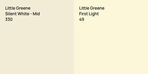 330 Silent White - Mid vs 49 First Light