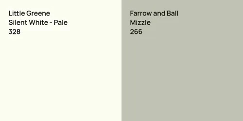 328 Silent White - Pale vs 266 Mizzle