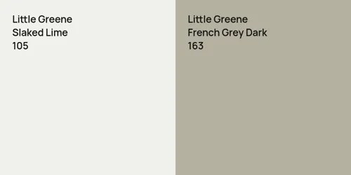 105 Slaked Lime vs 163 French Grey Dark