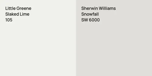 105 Slaked Lime vs SW 6000 Snowfall