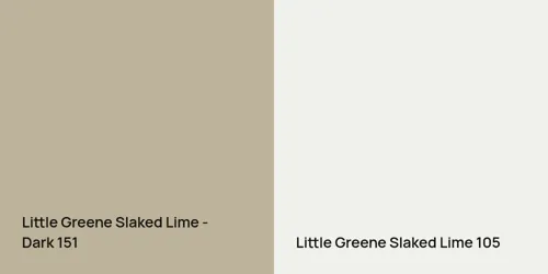 151 Slaked Lime - Dark vs 105 Slaked Lime