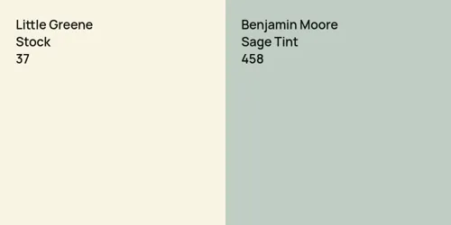 37 Stock vs 458 Sage Tint