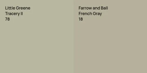 78 Tracery II vs 18 French Gray