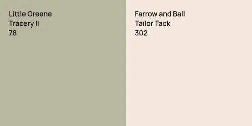 78 Tracery II vs 302 Tailor Tack