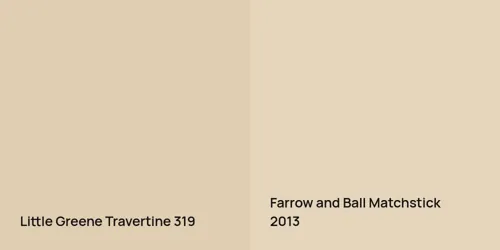 319 Travertine vs 2013 Matchstick