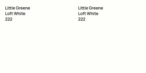 222 Loft White vs 222 Loft White