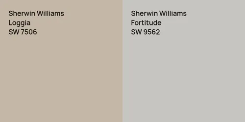 SW 7506 Loggia vs SW 9562 Fortitude