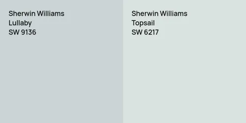 SW 9136 Lullaby vs SW 6217 Topsail