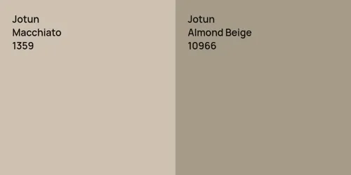 1359 Macchiato vs 10966 Almond Beige