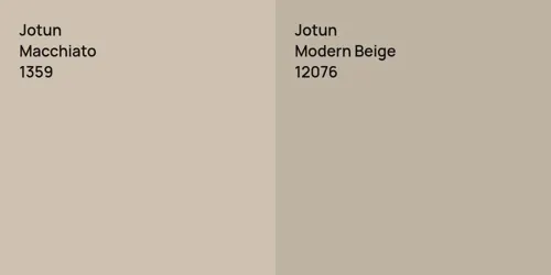 1359 Macchiato vs 12076 Modern Beige