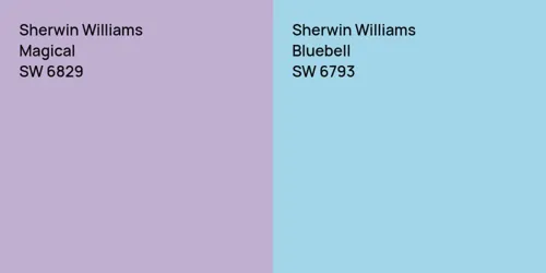 SW 6829 Magical vs SW 6793 Bluebell