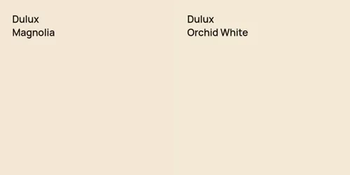 null Magnolia vs null Orchid White