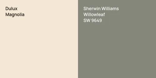 null Magnolia vs SW 9649 Willowleaf