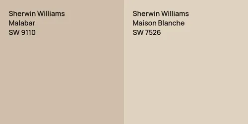 SW 9110 Malabar vs SW 7526 Maison Blanche