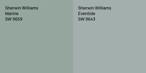 SW 9659 Marine vs SW 9643 Eventide