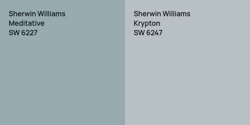 SW 6227 Meditative vs SW 6247 Krypton