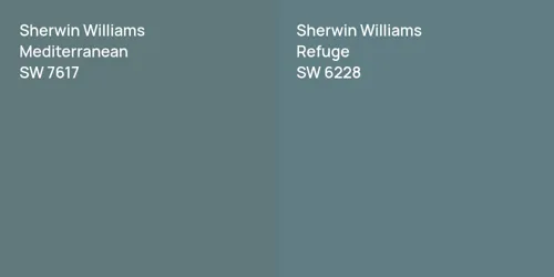 SW 7617 Mediterranean vs SW 6228 Refuge